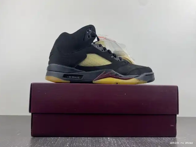 Rep x Jordan 5 Air A Ma Black FD1330-001 Maniere 0505
